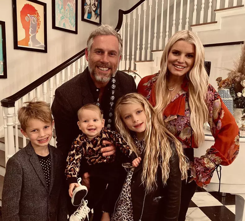 Jessica Simpson și familia ei