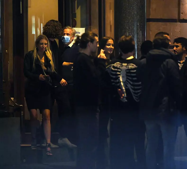 EXCLUSIVE: **PREMIUM EXCLUSIVE RATES APPLY**All back to normal for Nicole Poturalski and husband Roland Mary? The couple is seen outside Mary's Borchardt restaurant in Berlin, Germany.