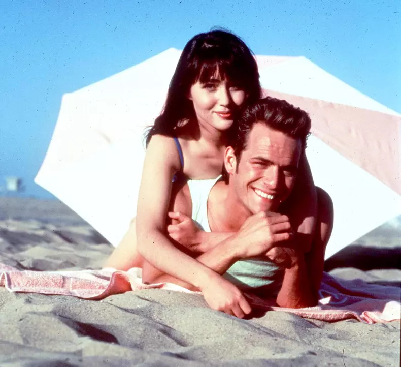 SHANNON DOHERTY & LUKE PERRY