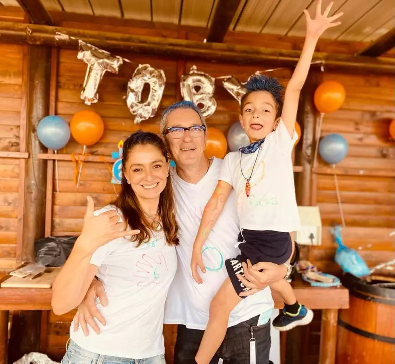 andrei zaharescu cu familia