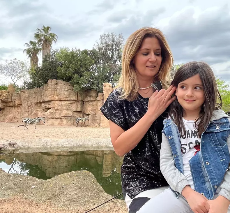 Amalia Enache copil fiica