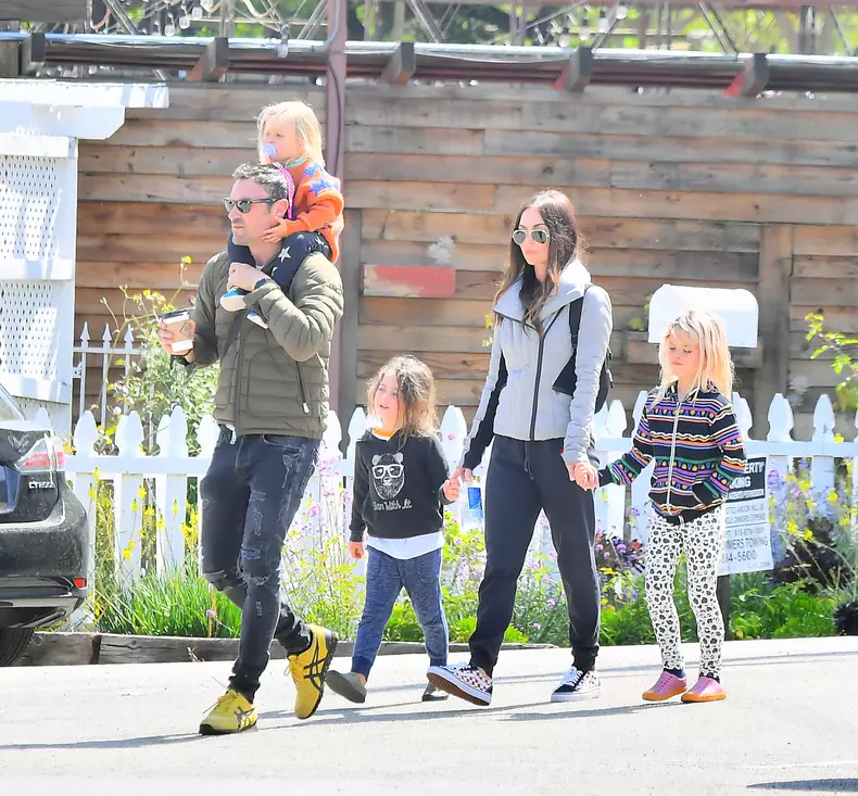 Megan Fox, Brian Austin Green si copiii lor