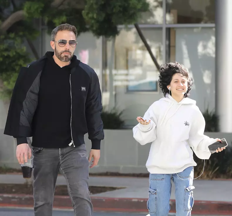 Ben Affleck Spends The Weekend Bonding With JLo's Daughter Emme
