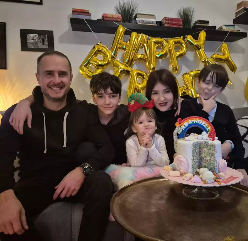 Șerban Copoț și familia lui (2)