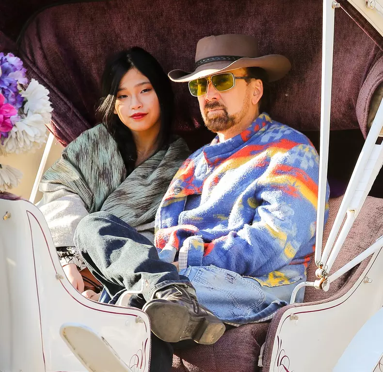 EXCLUSIVE: Nicolas Cage Takes New Girlfriend Riko Shibata For A Horse Carriage Ride In Central Park