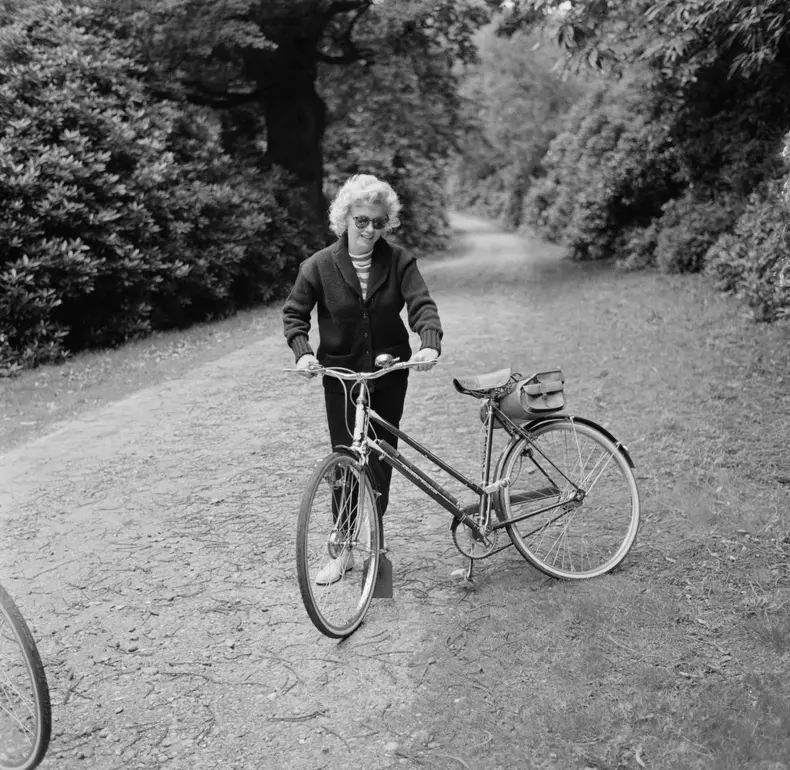 Monroe With Bicycle