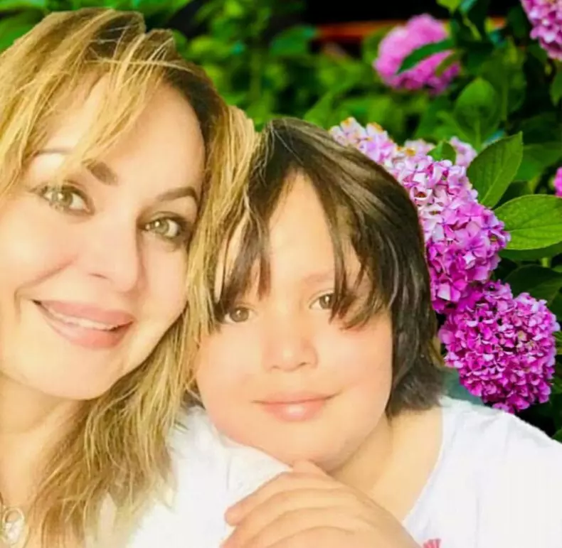 Gabriela Spanic și fiul ei