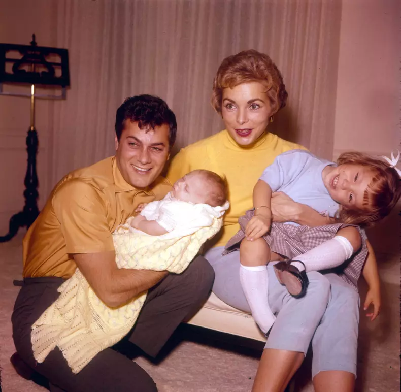 Tony Curtis and Janet Leigh
