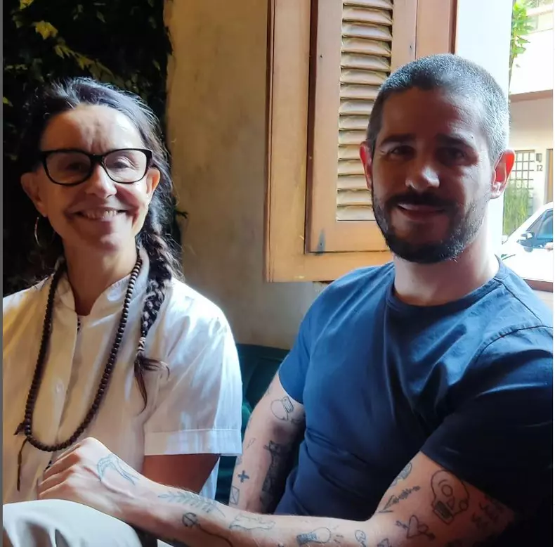 Lucelia si fiul ei, Pedro