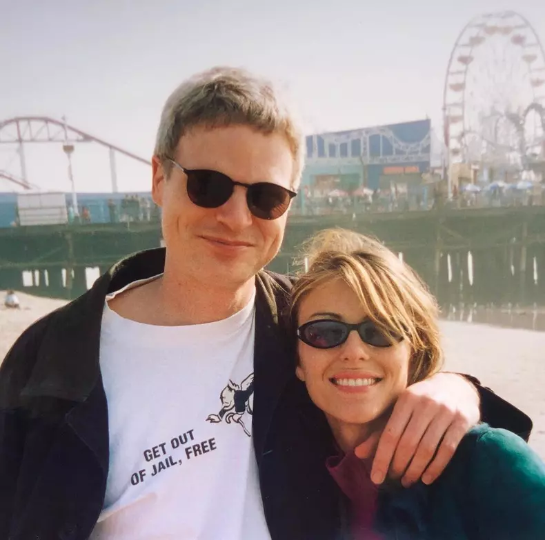Elizabeth Hurley și Steve Bing