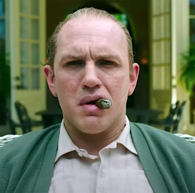 L'acteur Tom Hardy qui joue Al Capone