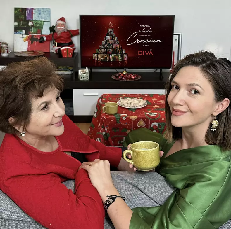 Adela Popescu si mama ei, Doina