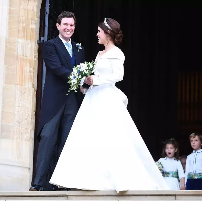 Gestul special făcut de Eugenie, nepoata reginei Elisabeta. Fotografie inedită cu prințesa, la aniversarea nunții