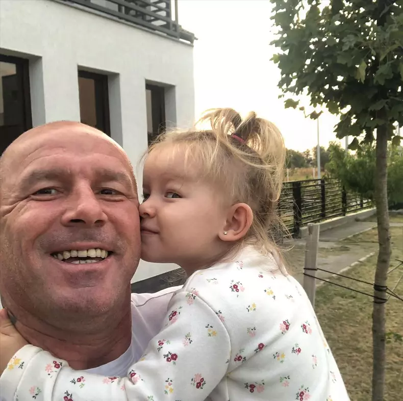 Cătălin Zmărăndescu și fiica lui Matilda