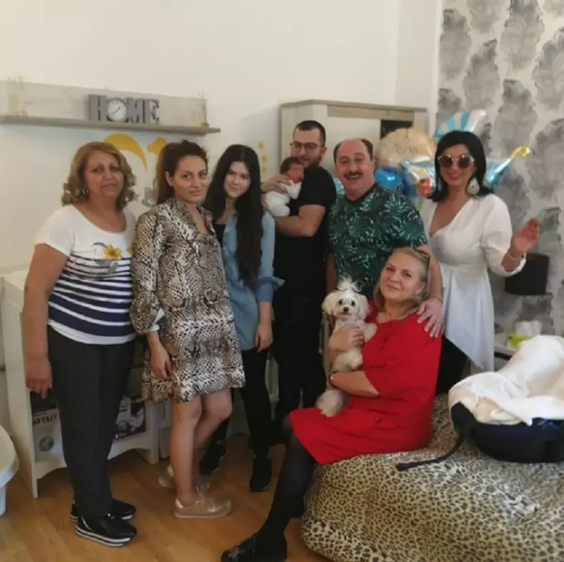 A fost mare bucurie în familia lui Țociu când s-a născut Filip