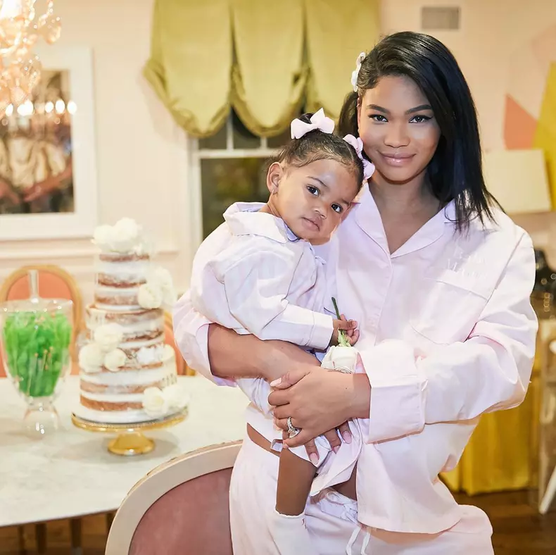 Chanel Iman și fiica ei Cali