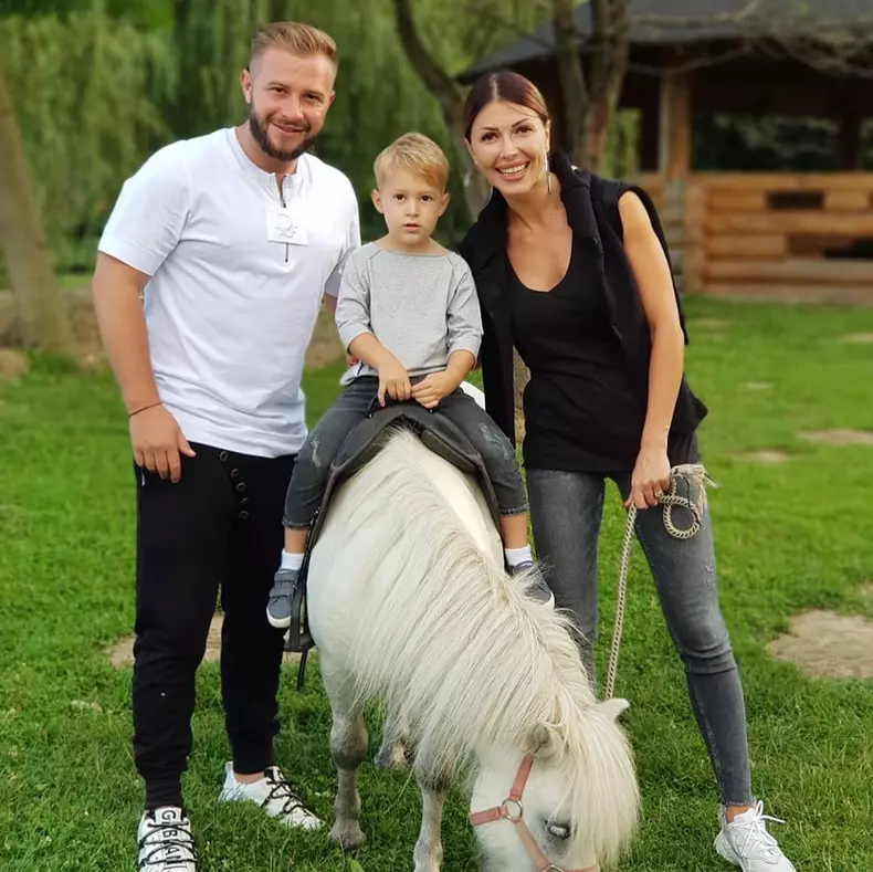 Ilinca Vandici, soțul ei și fiul lor