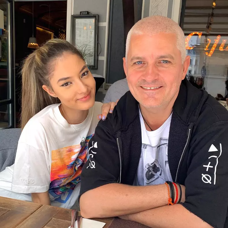 Virgil Ianțu și fiica lui Jasmine