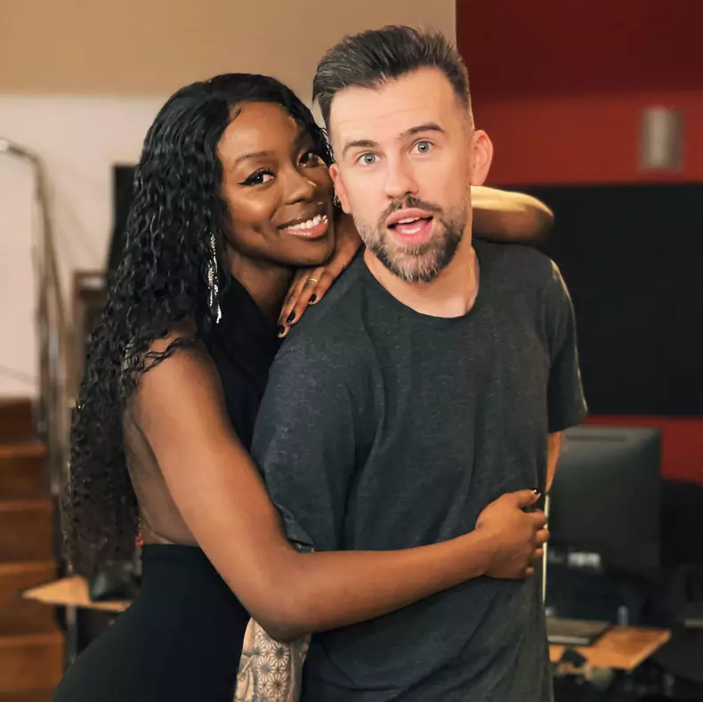 Florin Ristei şi Naomi Hedman