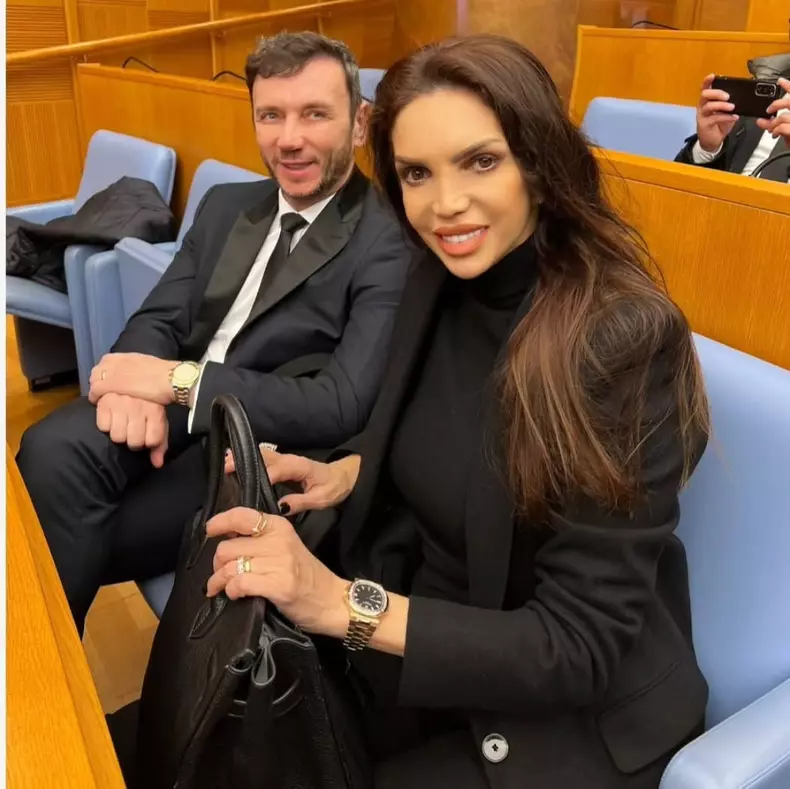 Cristina Spătar și soțul ei, Vicențiu Mocanu