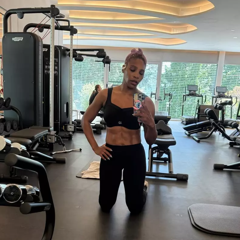 Serena Williams, apariție de senzație în sala de sport  (1)