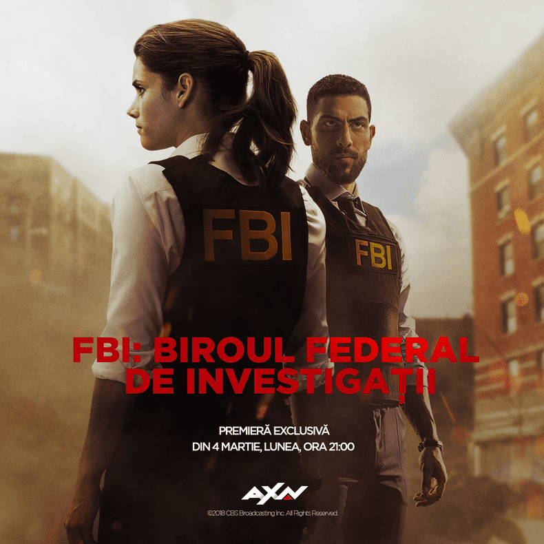 Serialul FBI: Biroul Federal de Investigații se lansează pe AXN
