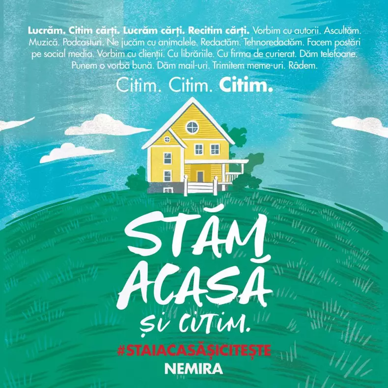 Stam acasa si citim Nemira