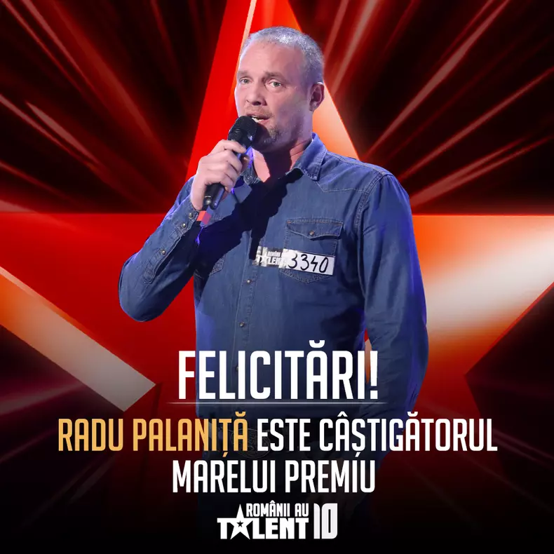 Radu Palaniță - câștigător sezonul 10