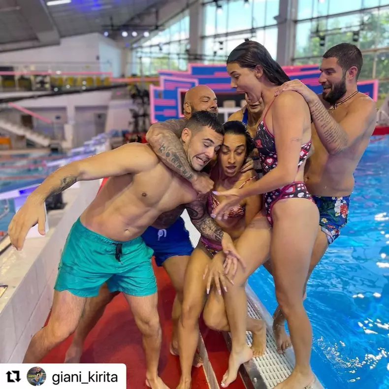 Splash! Vedete la apă, imagini de la filmarile emisiunii estivale de la Antena 1 (1)