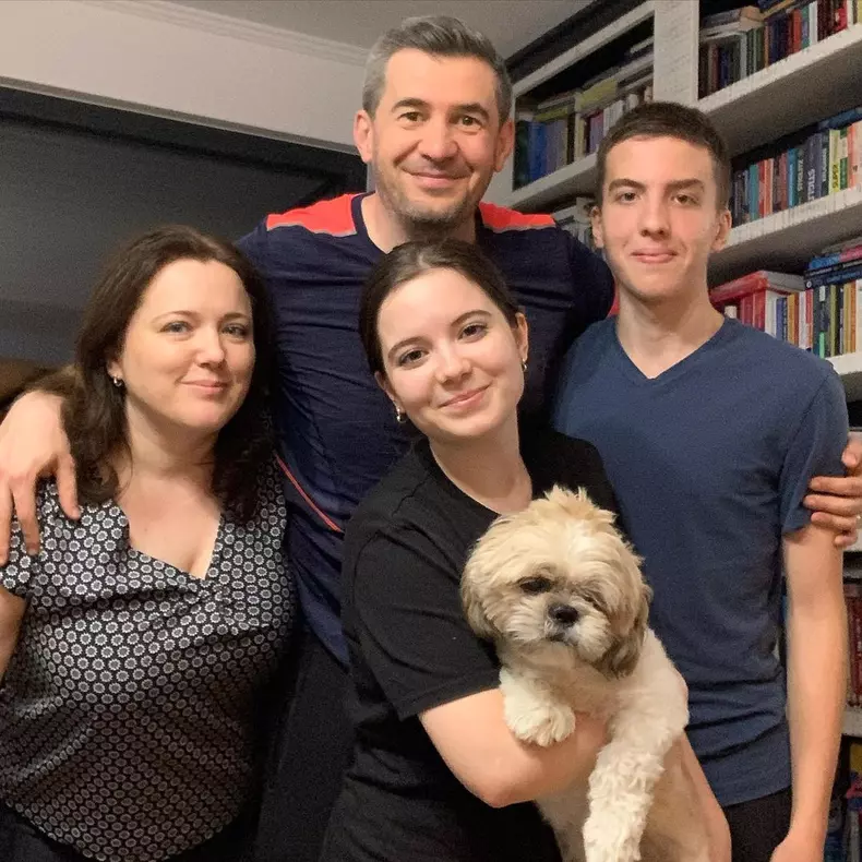 Dragoș Pătraru și familia lui