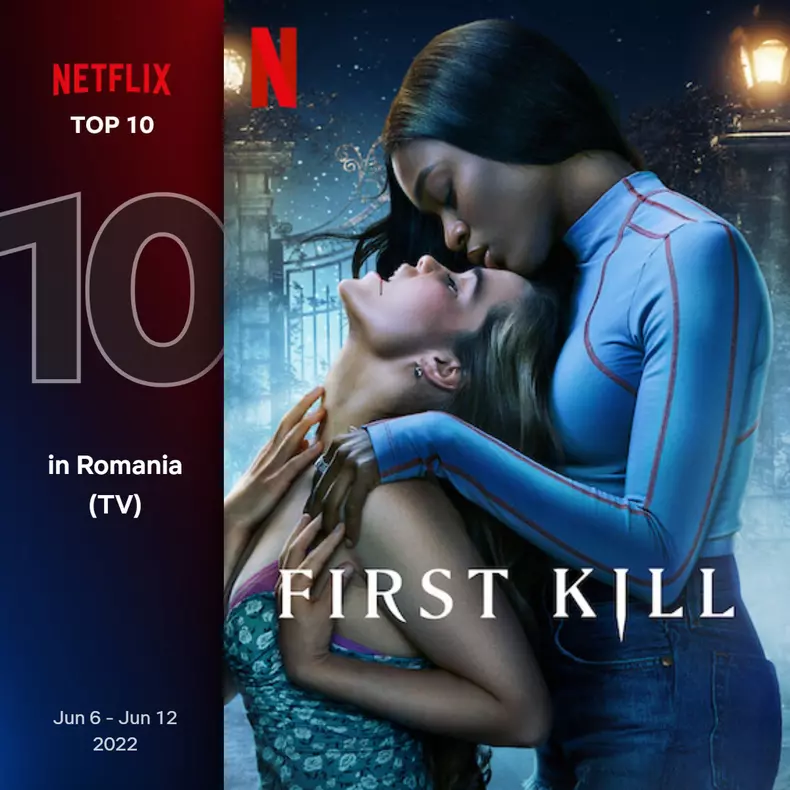 Top 10 filme și seriale Netflix în România, săptămâna 6-12 iunie 2022 - first kill