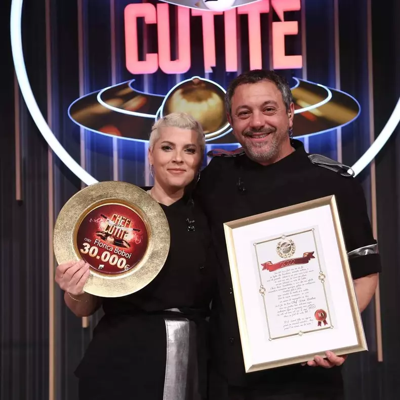 Florica Baboi, câștigătoarea trofeului „Chefi la cuțite” 2022, surpriză spectaculoasă din partea soțului ei