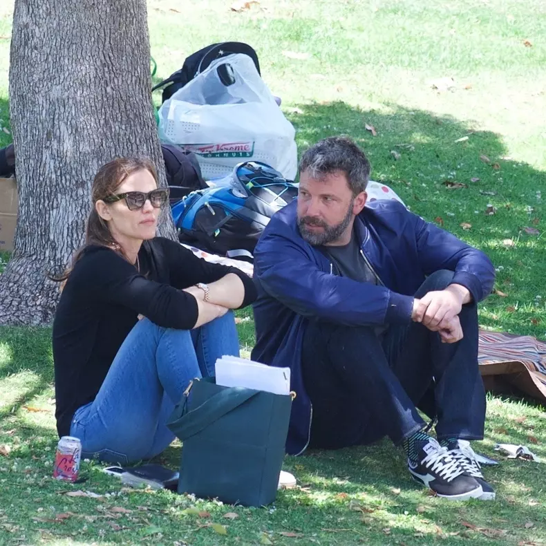 Ben Affleck and Jennifer Garner support their son at his baseball game