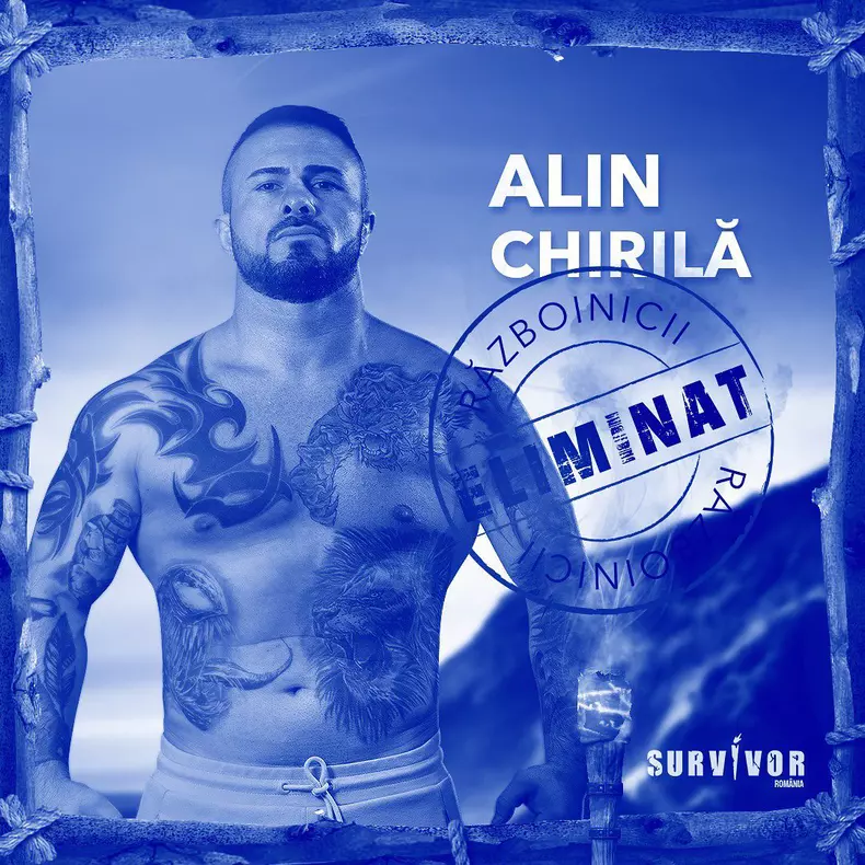 Alin Chirilă, eliminat de la Survivor România 2023. Mesajul transmis de luptătorul MMA
