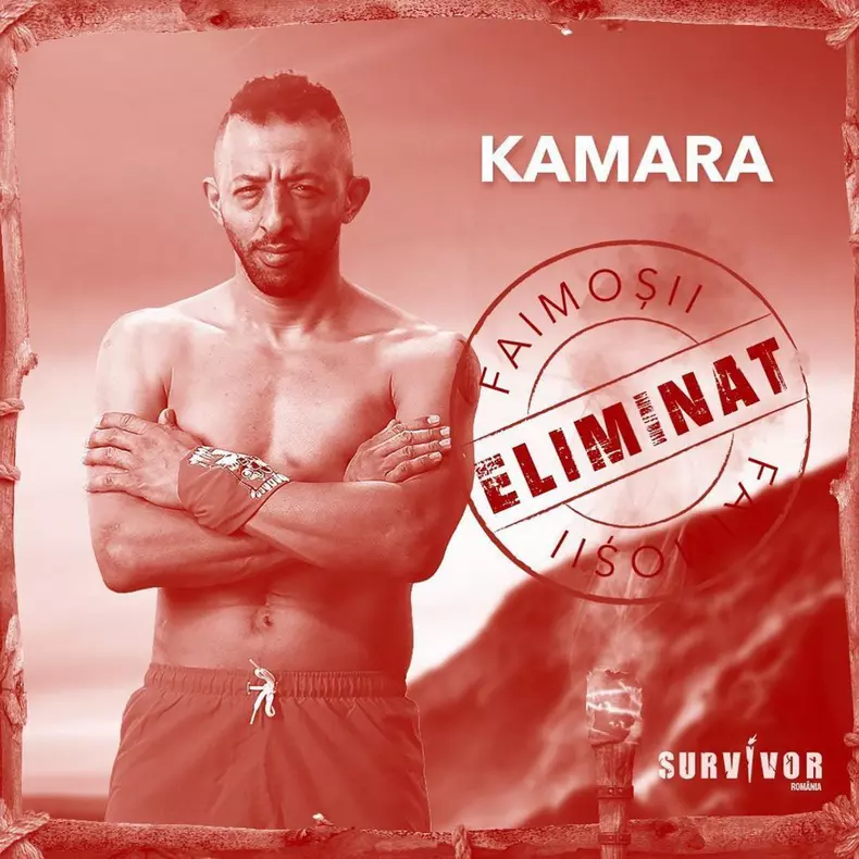 Kamara, eliminat de la Survivor România 2023