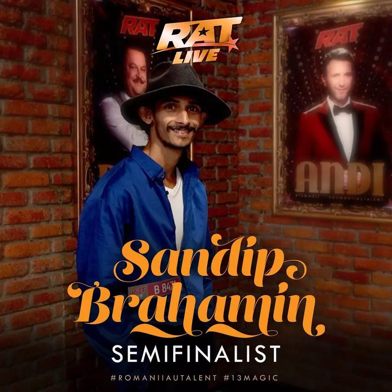 Sandip Brahamin - semifinalist Românii au talent 2023