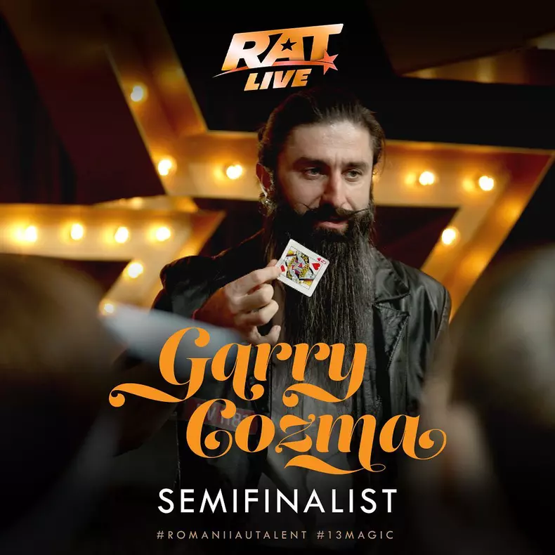 Garry Cozma (magician) – semifinalist Românii au talent 2023