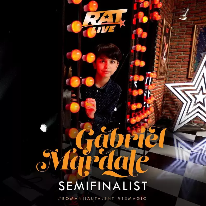 Gabriel Mardale (cântăreț) – semifinalist Românii au talent 2023