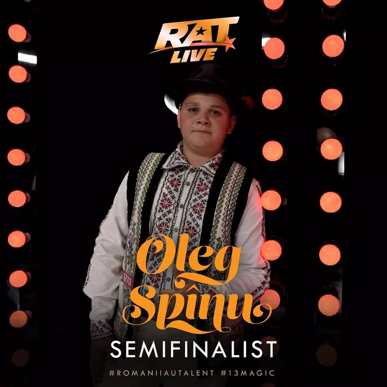 Oleg Spînu (cântăreț) – semifinalist Românii au talent 2023