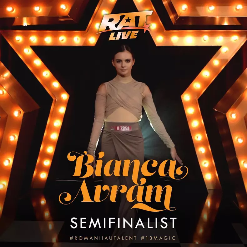 Bianca Avram (balerină) – semifinalistă Românii au talent 2023 (Golden Buzz)