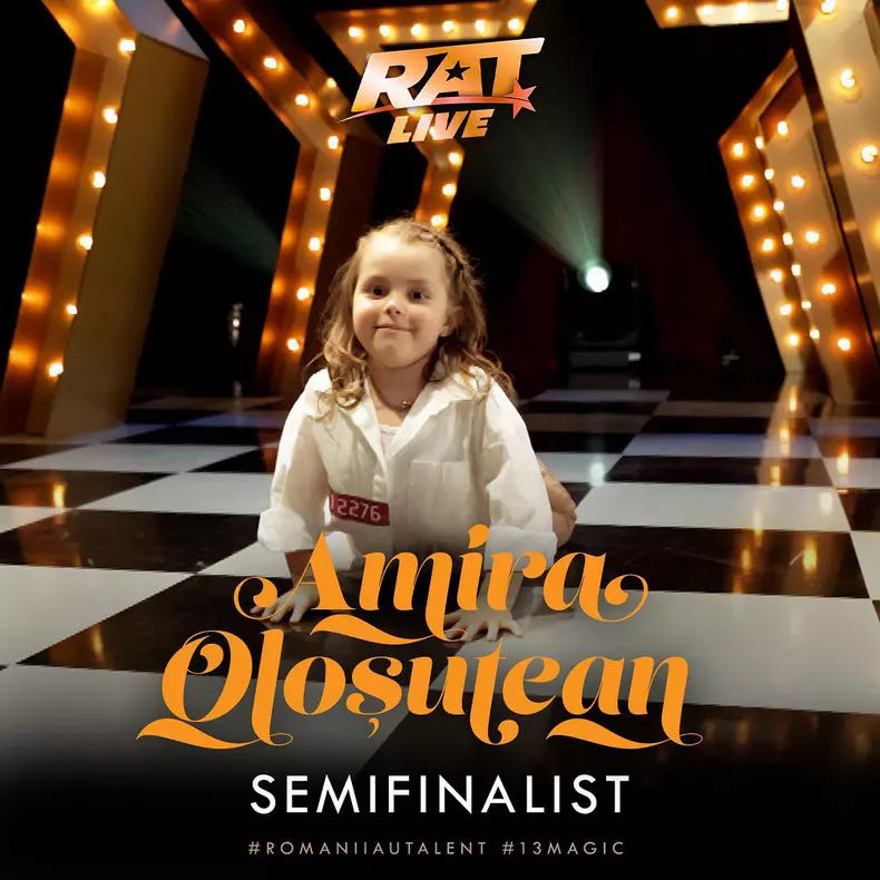 Amira Oloșutean (dansatoare) – semifinalist Românii au talent 2023 (Golden Buzz)
