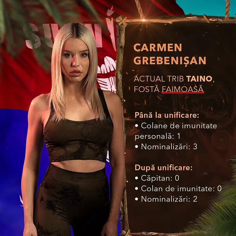 Carmen Grebenișan - finalist Survivor România 2023