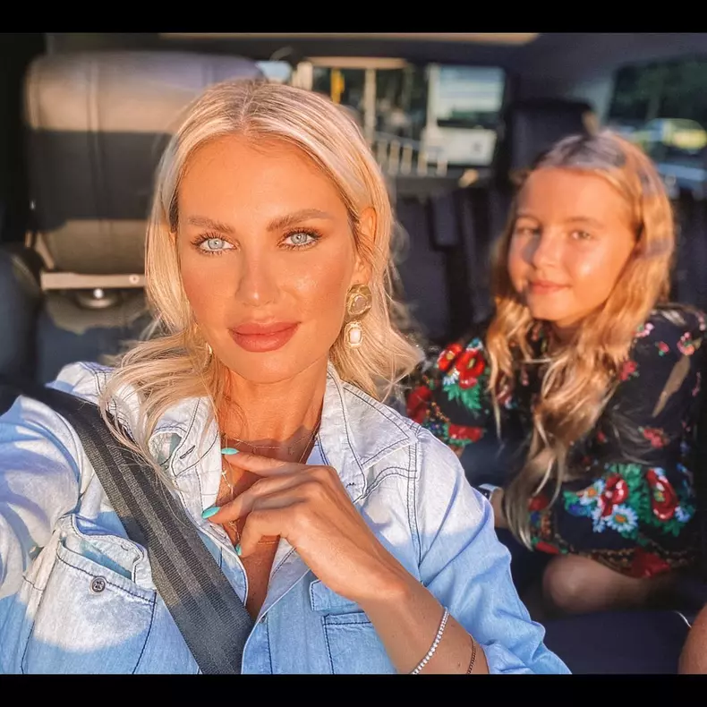 Andreea Bănică și fiica ei Sofia