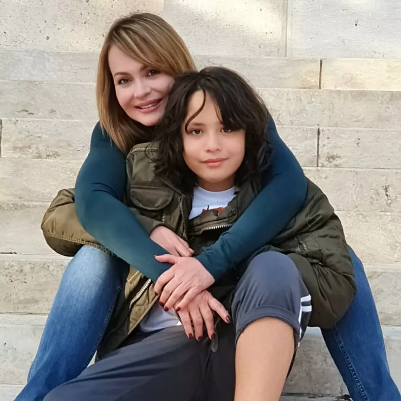 Gabriela Spanic și fiul ei