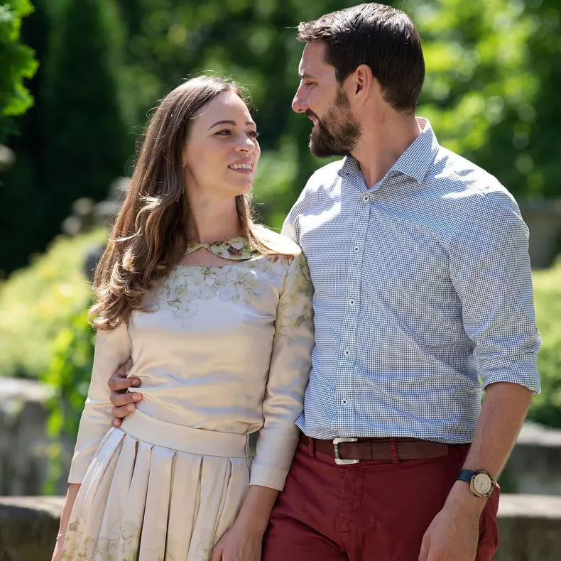 Fostul Principe Nicolae și soția lui Alina-Maria de Roumanie