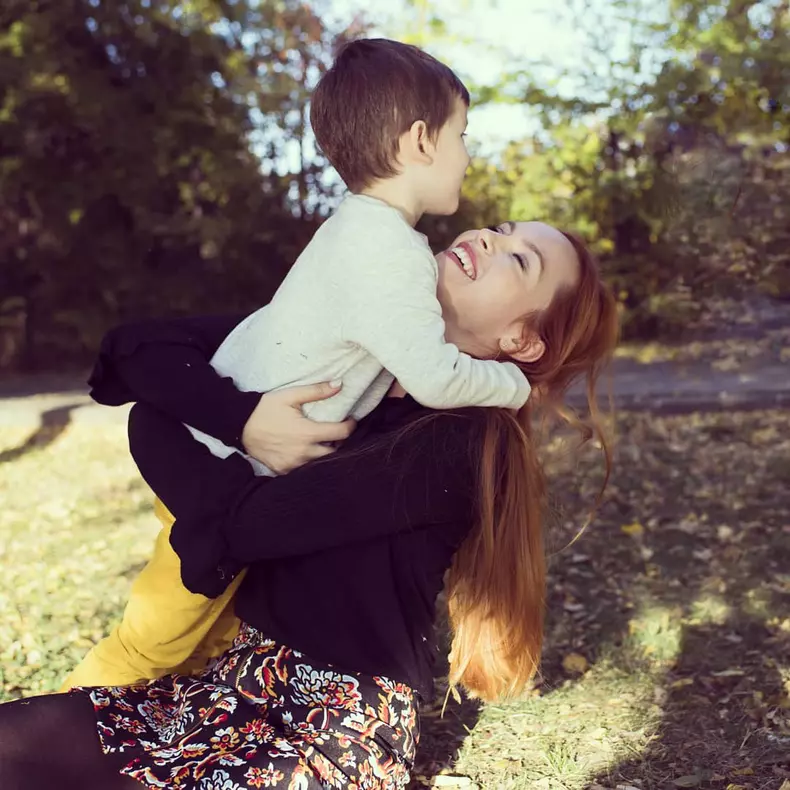 Olimpia Melinte și fiul ei