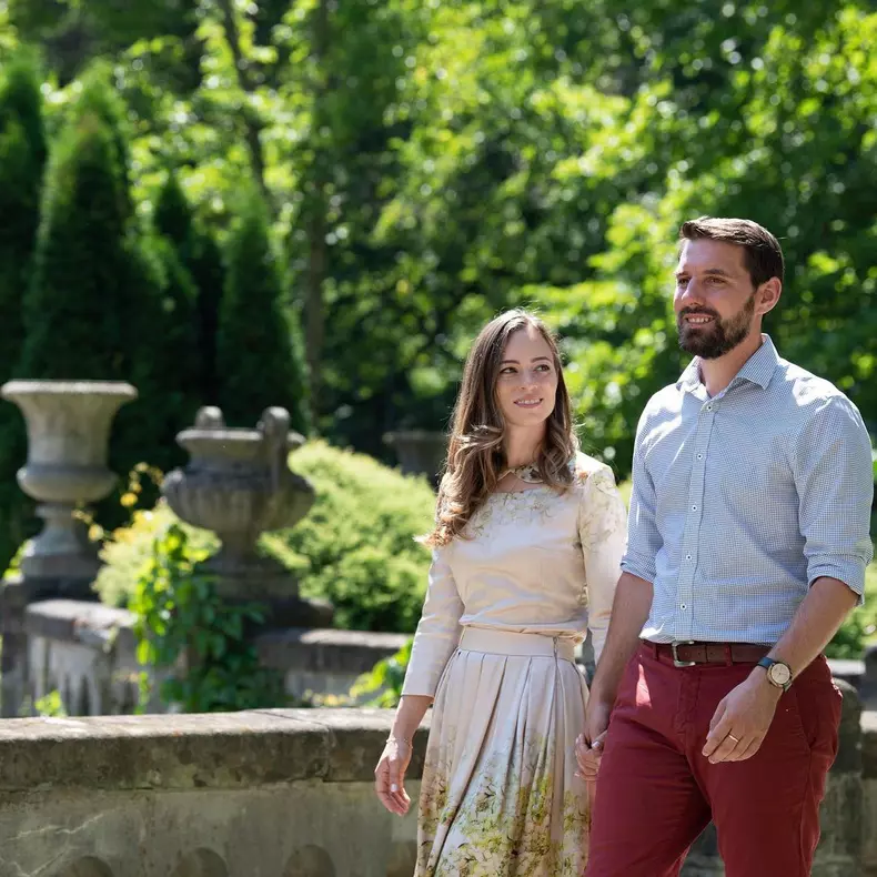 Nicolae al României și soția lui, Alina Maria de Roumanie