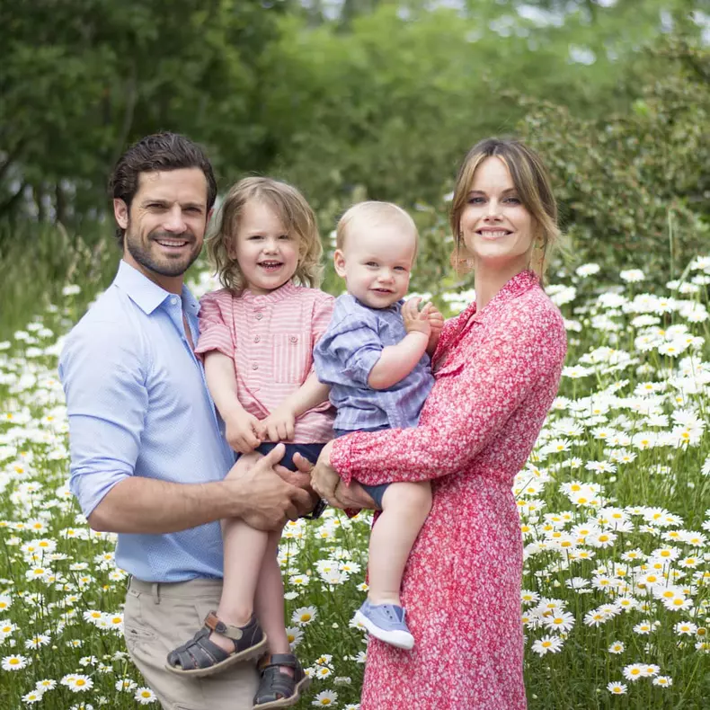 Prințul Carl Philip, Prințesa Sofia și fiii lor