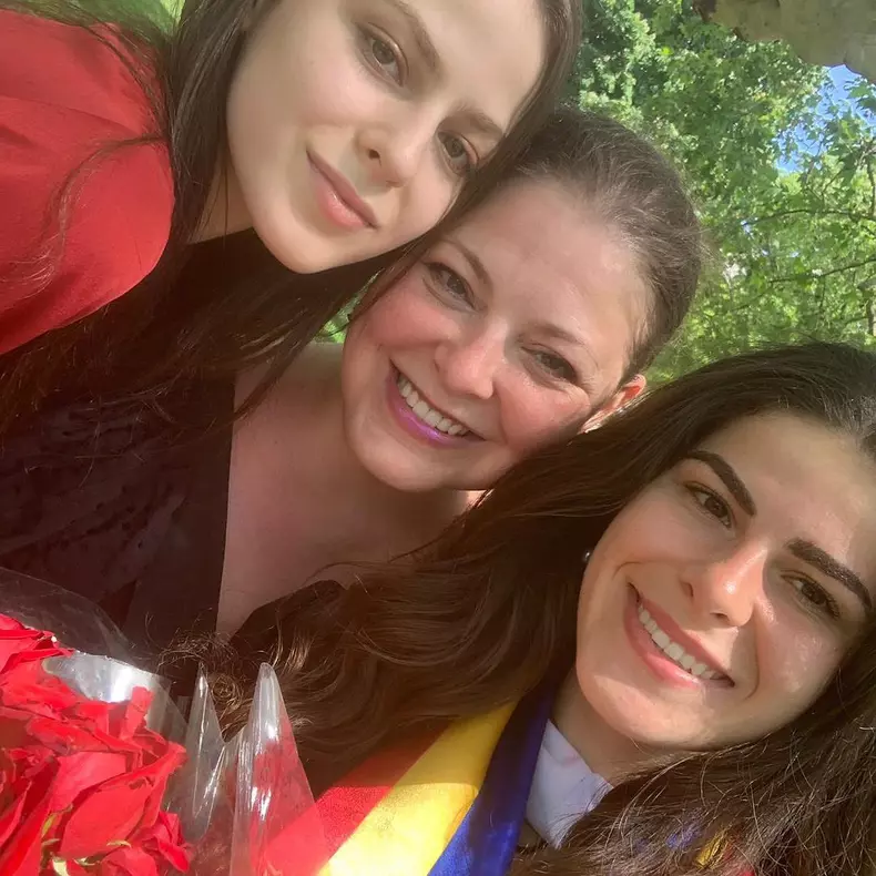 Rita Mureșan și fiicele ei