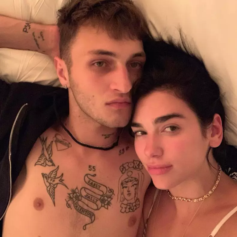 Dua Lipa și Anwar Hadid